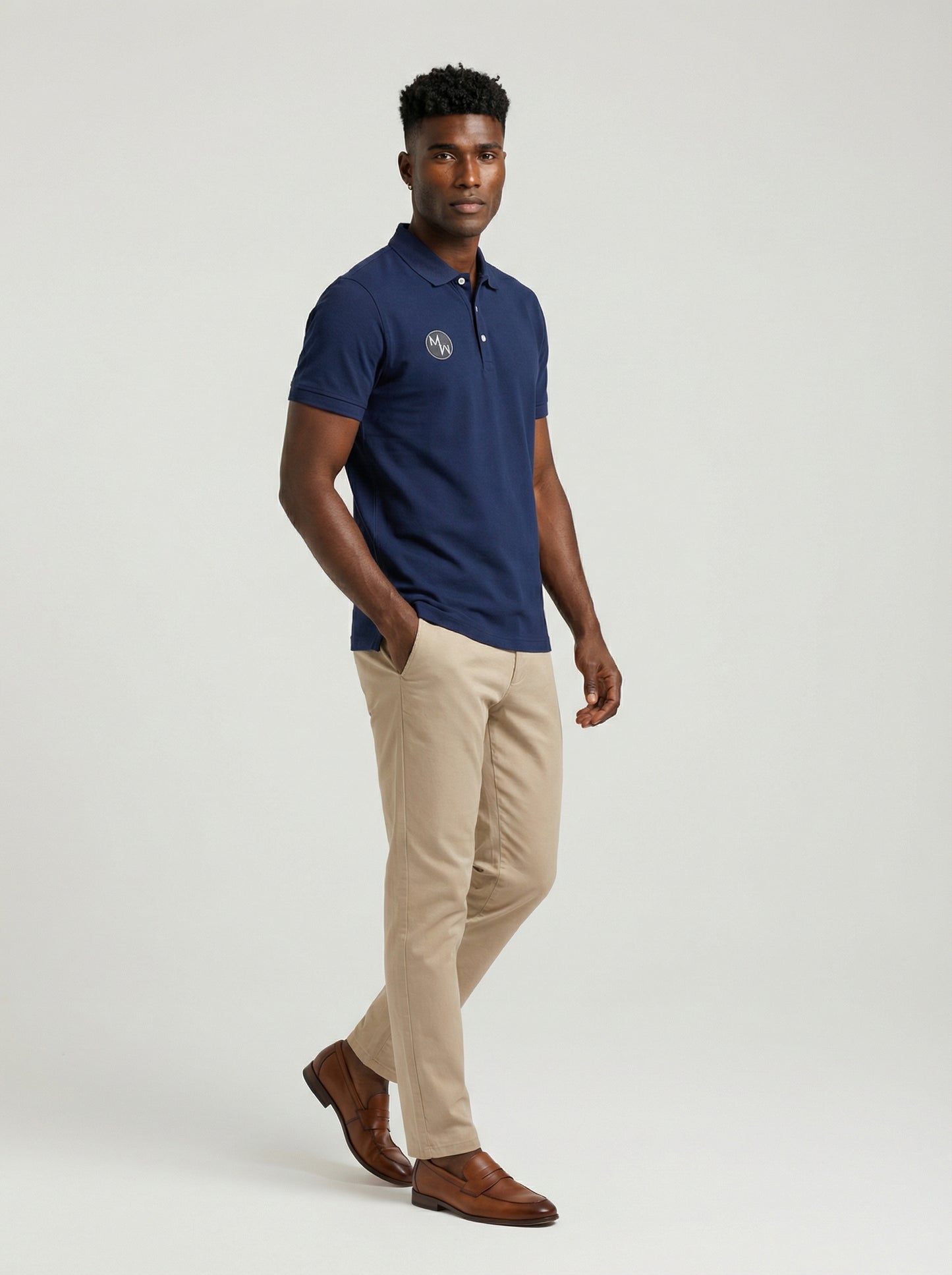 MADISAWEAR NAVY GOLFER SHIRT