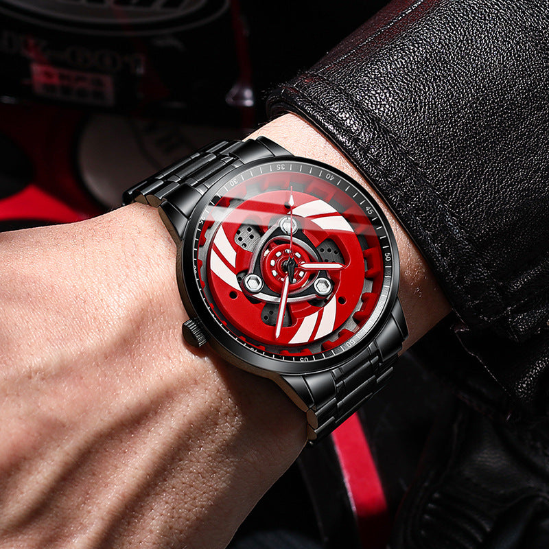 ENGINE CLUTCH ROTARY WATCH FOR MEN CJ3