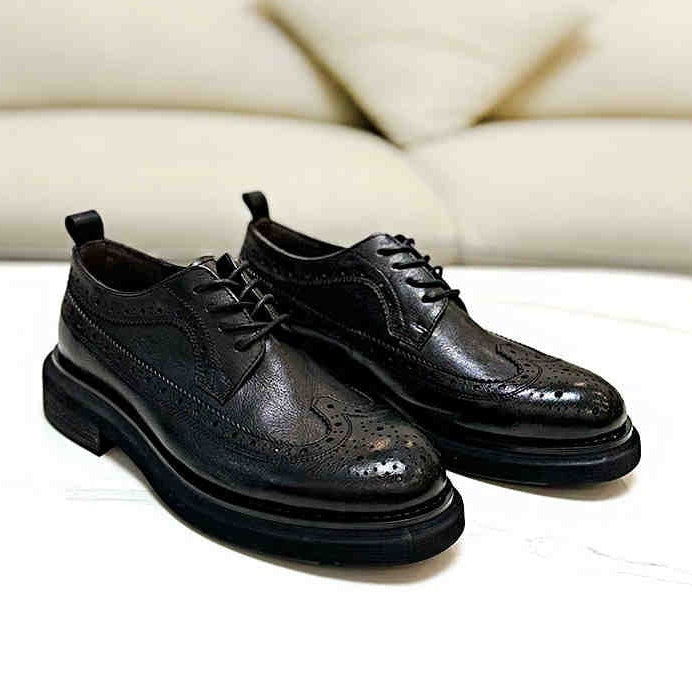 SEETA CJ2 GENUINE LEATHER SHOES FOR MEN