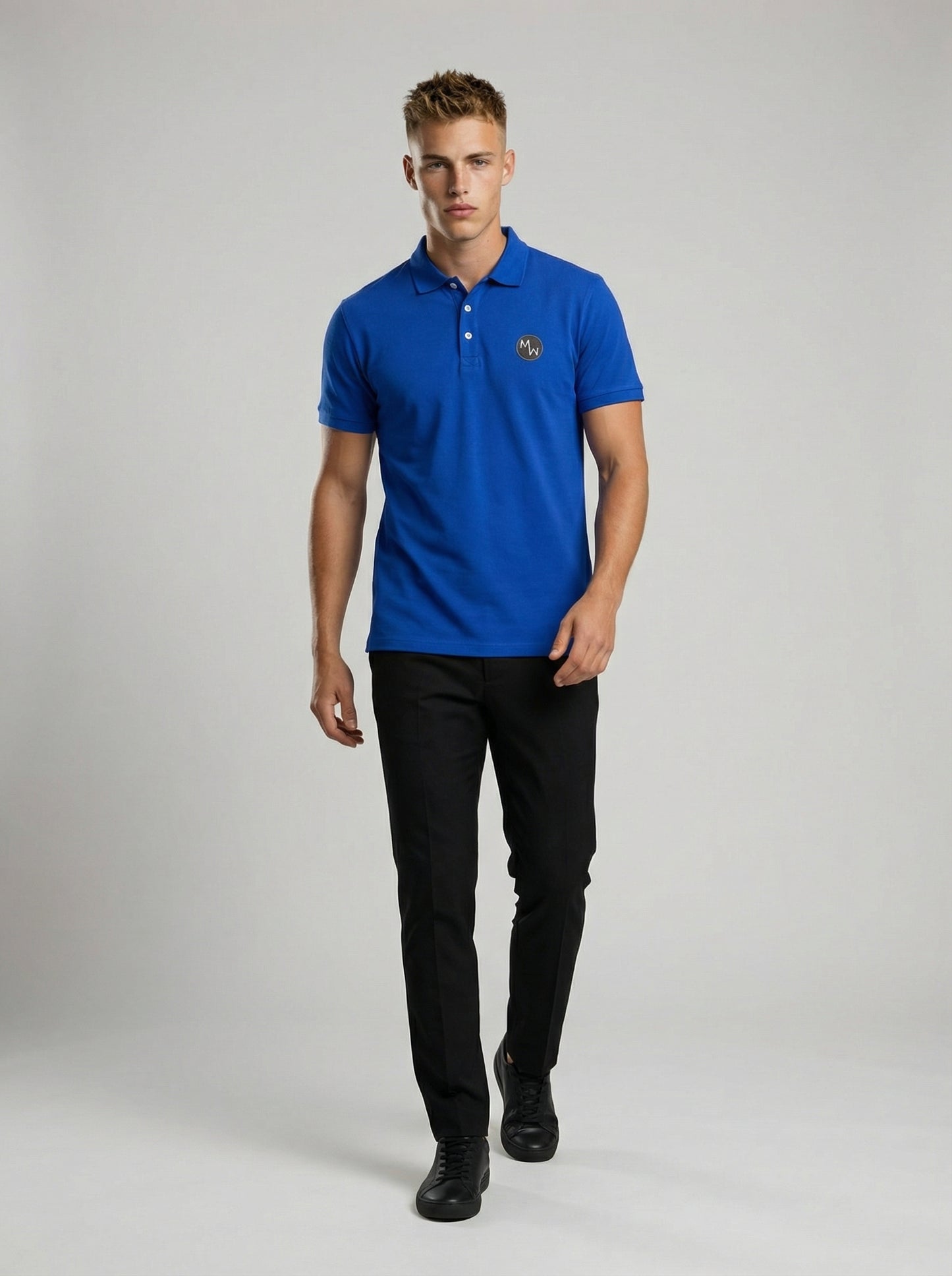 MADISAWEAR BLUE GOLFER SHIRT