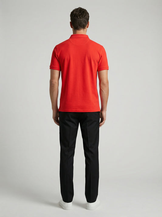 MADISAWEAR RED GOLFER SHIRT