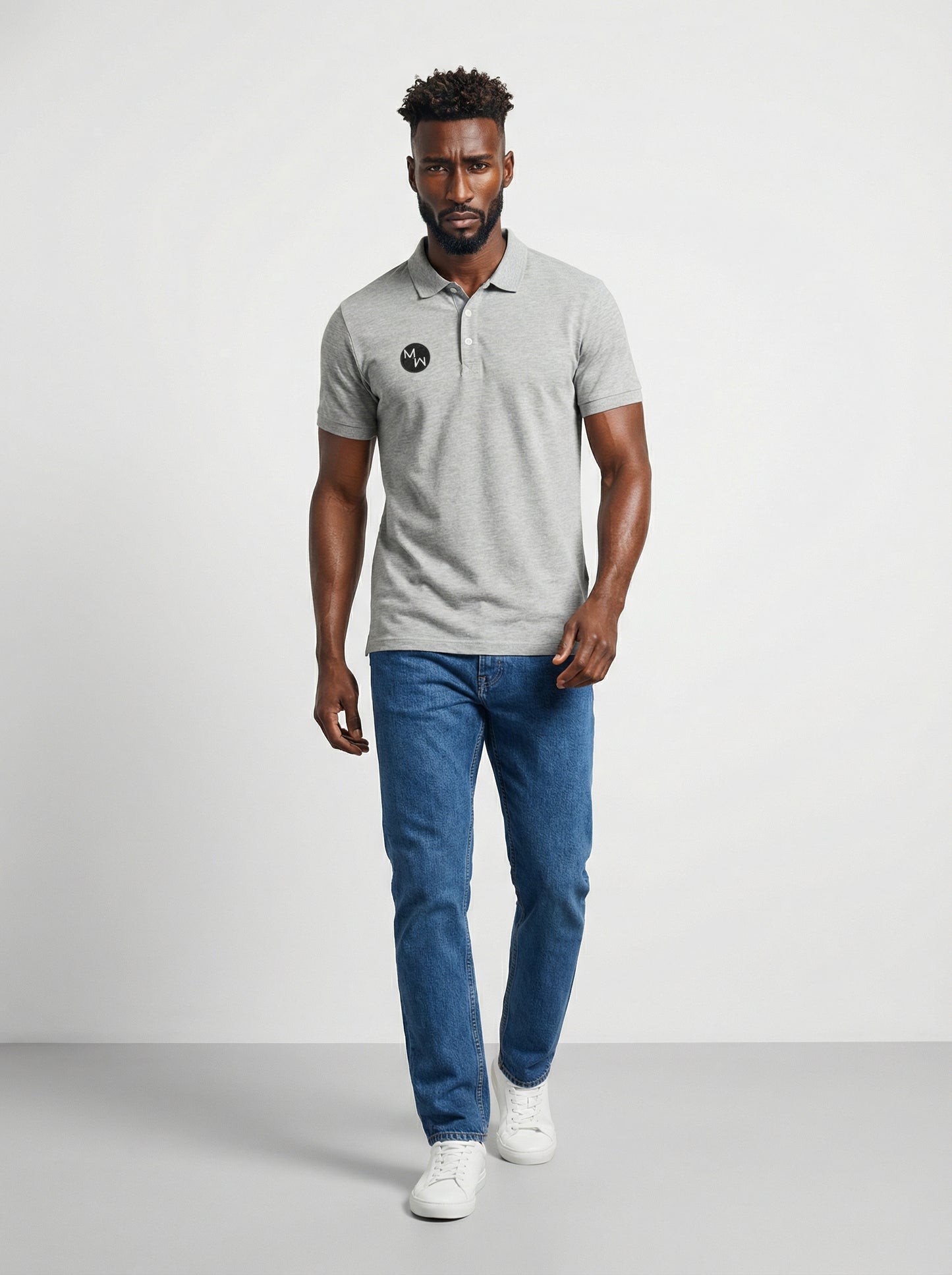 MADISAWEAR GRAY GOLFER SHIRT