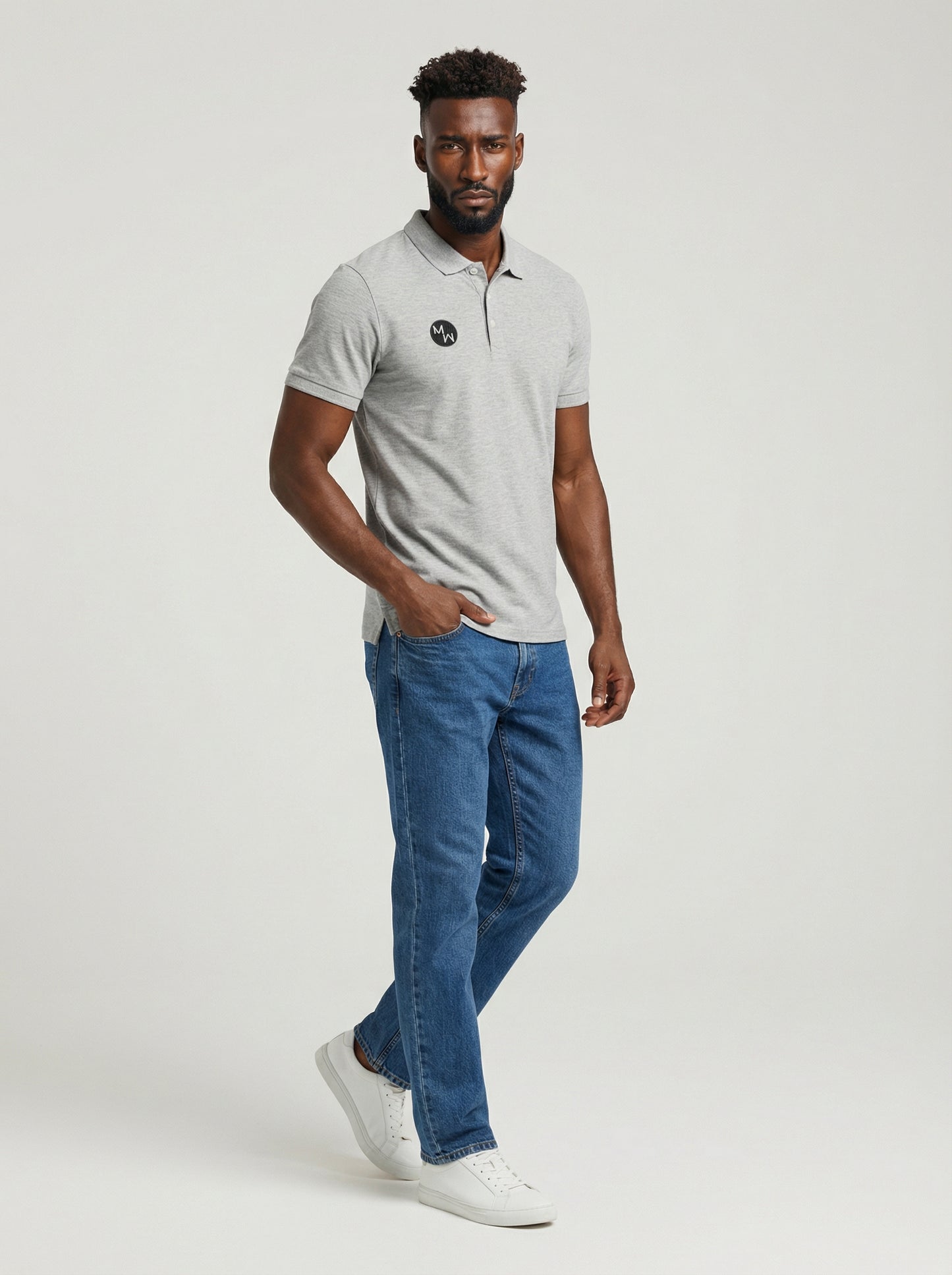 MADISAWEAR GRAY GOLFER SHIRT